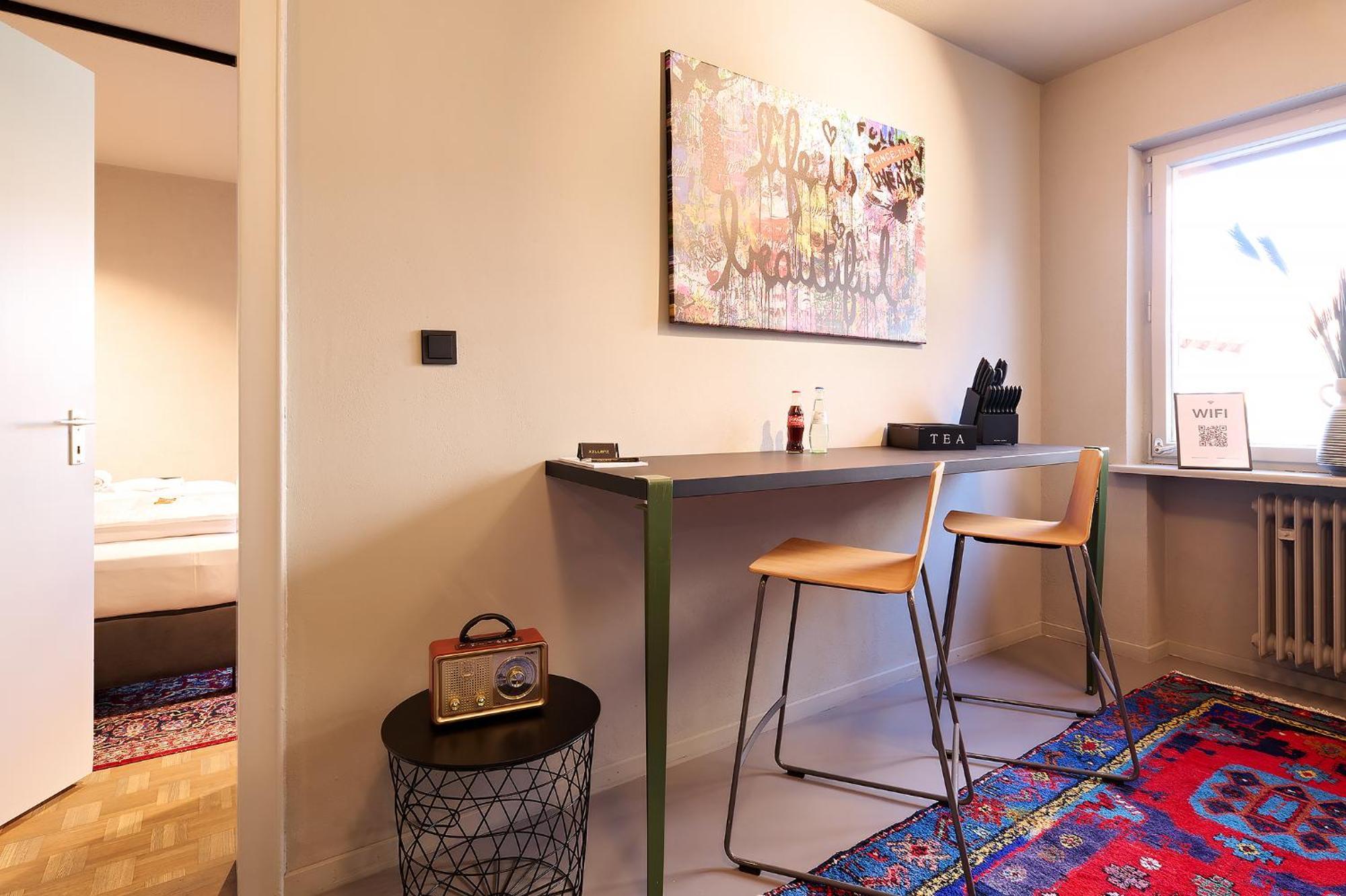 Xzllenz Kueche Bad S-Bahn Parken Smart-Tv Wellbeing Apartman Neunkirchen am Sand Szoba fotó
